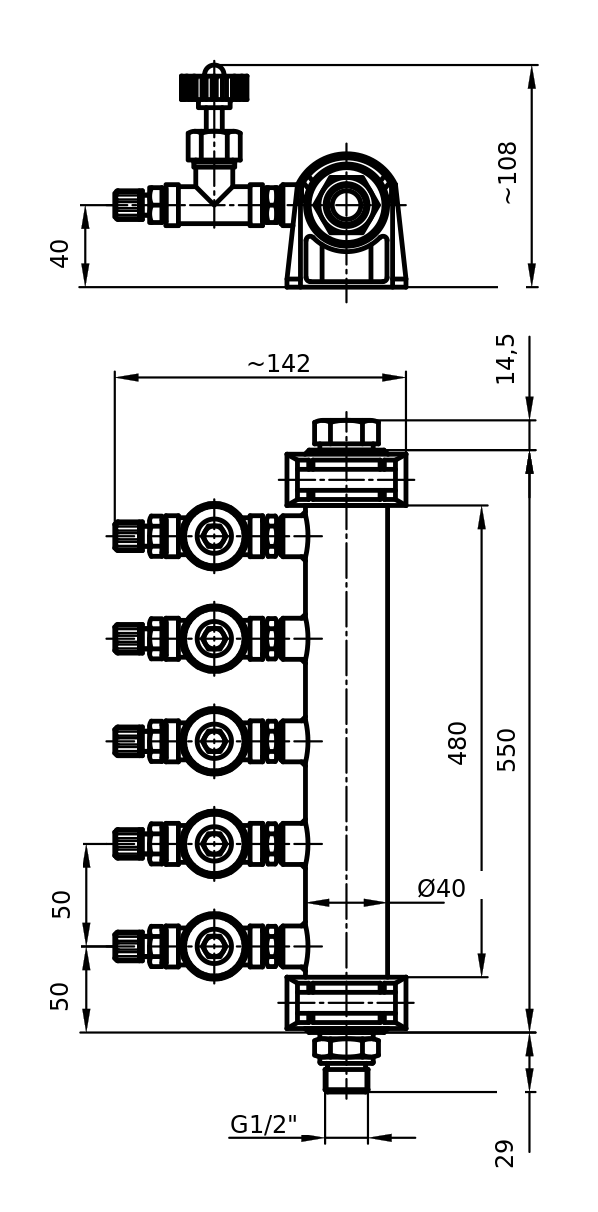單位測量以毫米 （mm）