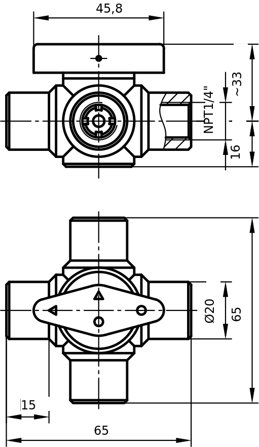 單位測量以毫米 （mm）